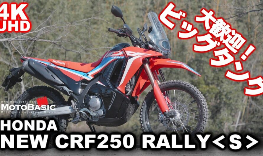 新型 CRF250ラリー ホンダ・バイク試乗ショートレビュー HONDA NEW CRF250 RALLY TEST RIDE