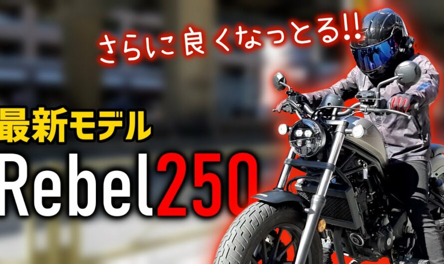 【新型レブル250】日本で一番売れたアメリカンバイクに試乗してみた【レビュー・インプレ】