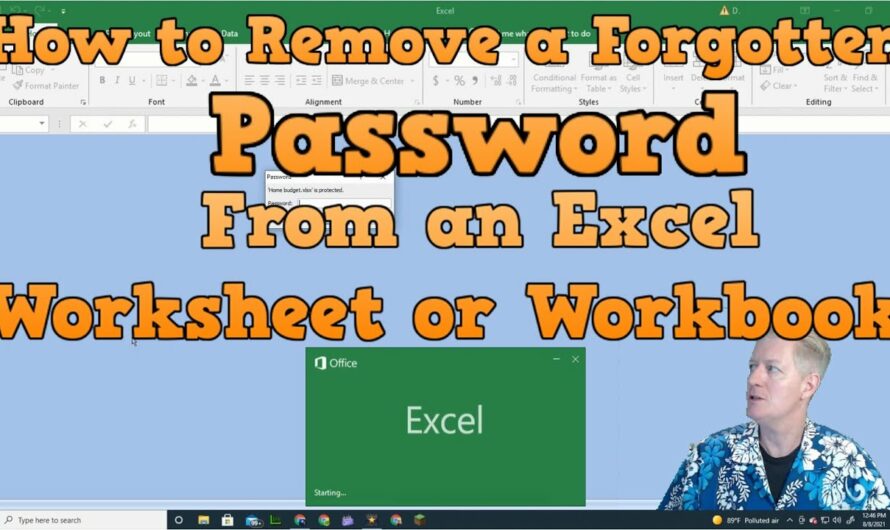 How to Remove a Password from Excel Worksheet and Workbooks, 100% success without data loss