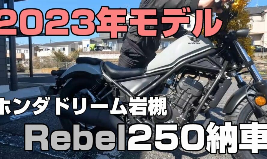 【新型レブル250】免許取ってからの初250CCバイク【バイク女子】